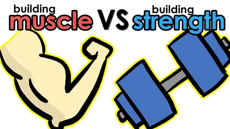 The Difference Between Building Muscle And Building Strength